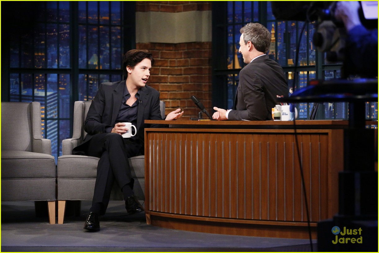 cole sprouse seth meyers interview 01
