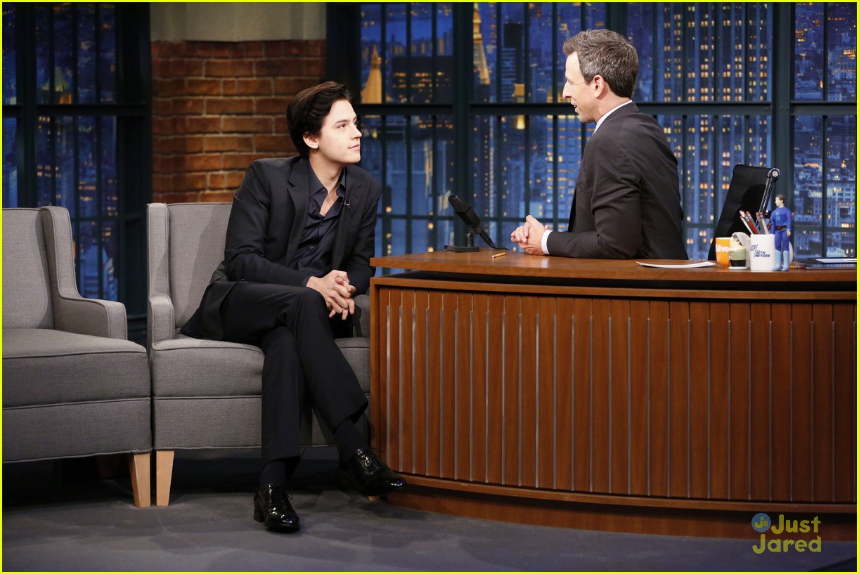 cole sprouse seth meyers interview 02