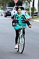 selena gomez goes for halloween afternoon bike ride 01