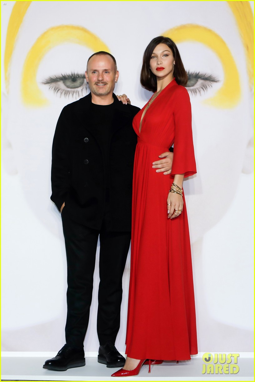 bella hadid is a vision in red at dior event in south korea 01