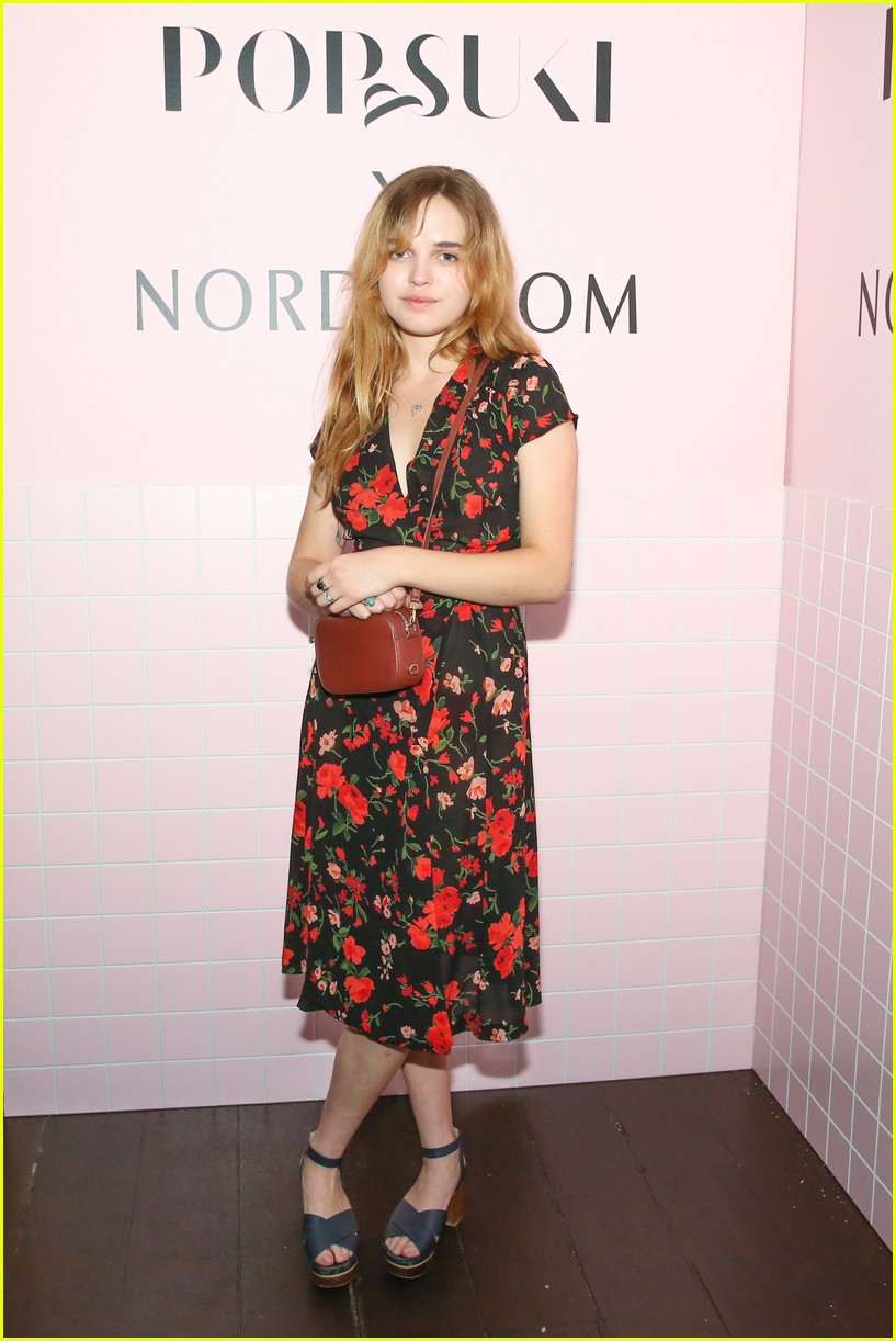 jaime king supports suki waterhouse and poppy jamie at pop and suki x nordstrom launch 20