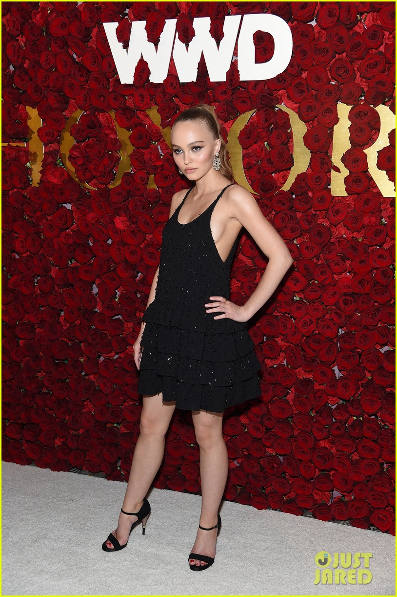 lily rose depp joins karl lagerfeld at wwd honors 07