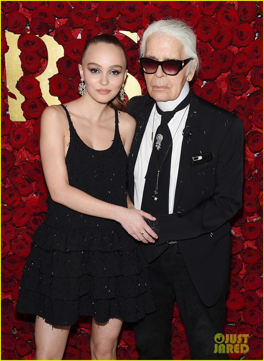 lily rose depp joins karl lagerfeld at wwd honors 11