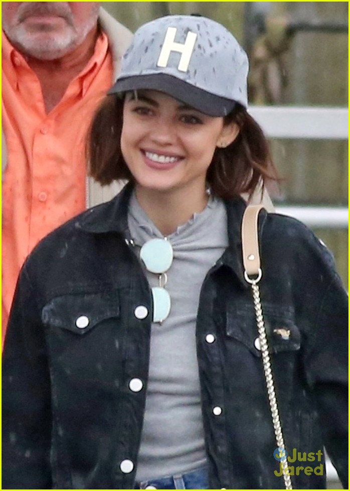 lucy hale dad visits vancouver 04