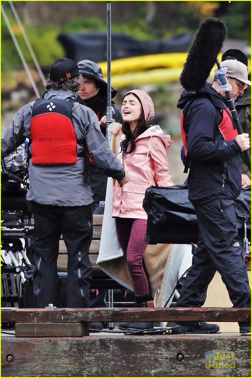 lucy hale jayson blair pick up life sentence filming 05