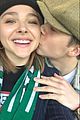 brooklyn beckham kisses chloe moretz at a soccer match 01