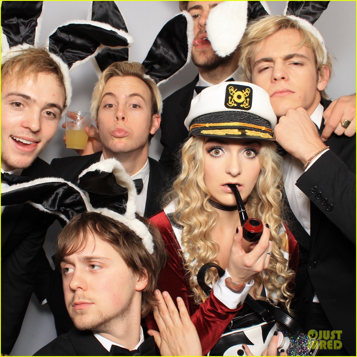 r5 just jared halloween party photo booth 07
