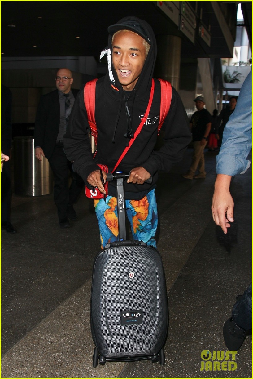 jaden smith scooters his way through paris and lax airports 12