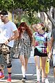 bella thorne goes for sunday hike with sister dani and friends 07