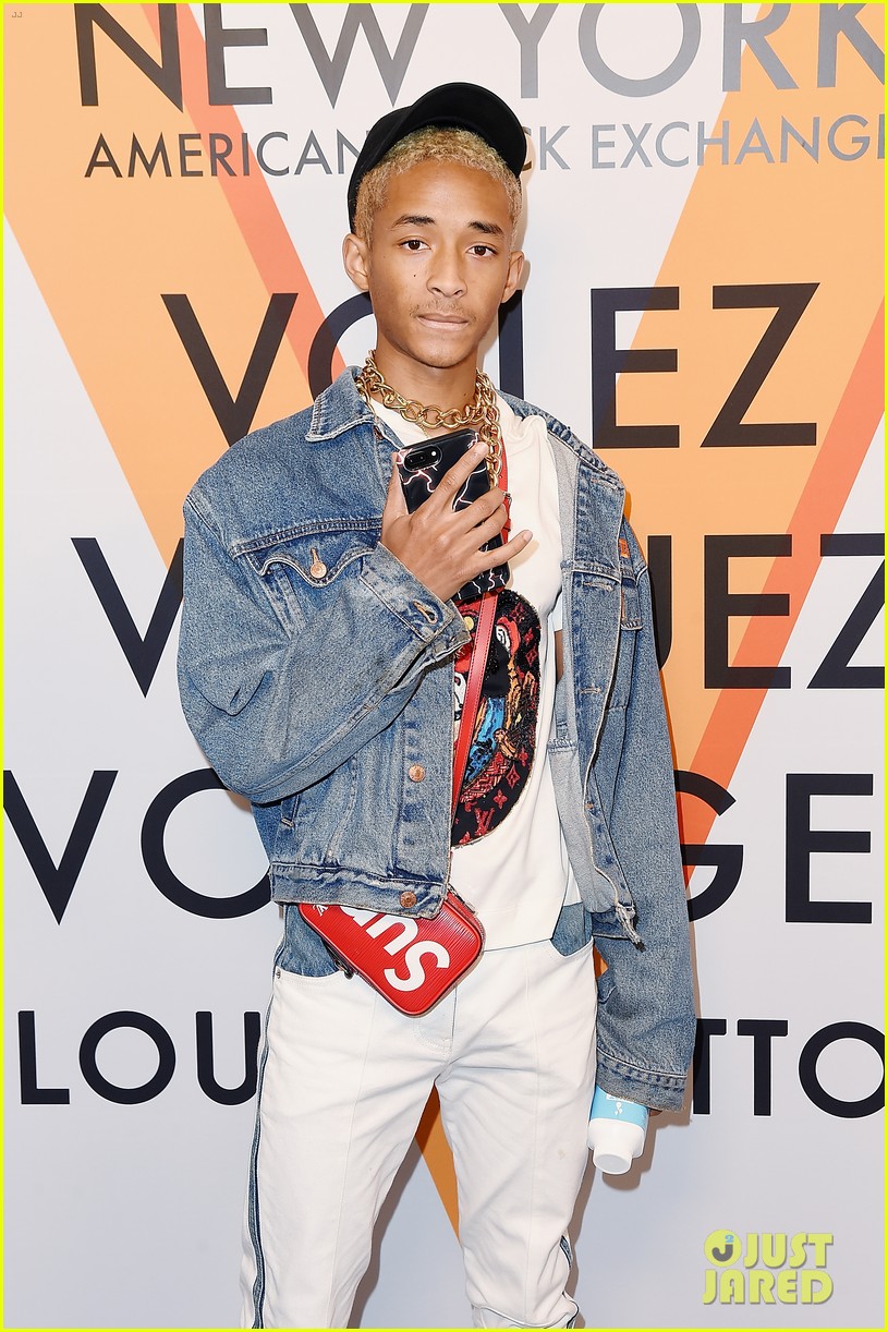 zendaya jaden smith laura harrier step out for the louis vuitton exhibition opening 11