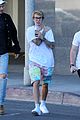 justin bieber shows off arm tattoos while grabbing coffee in la 06