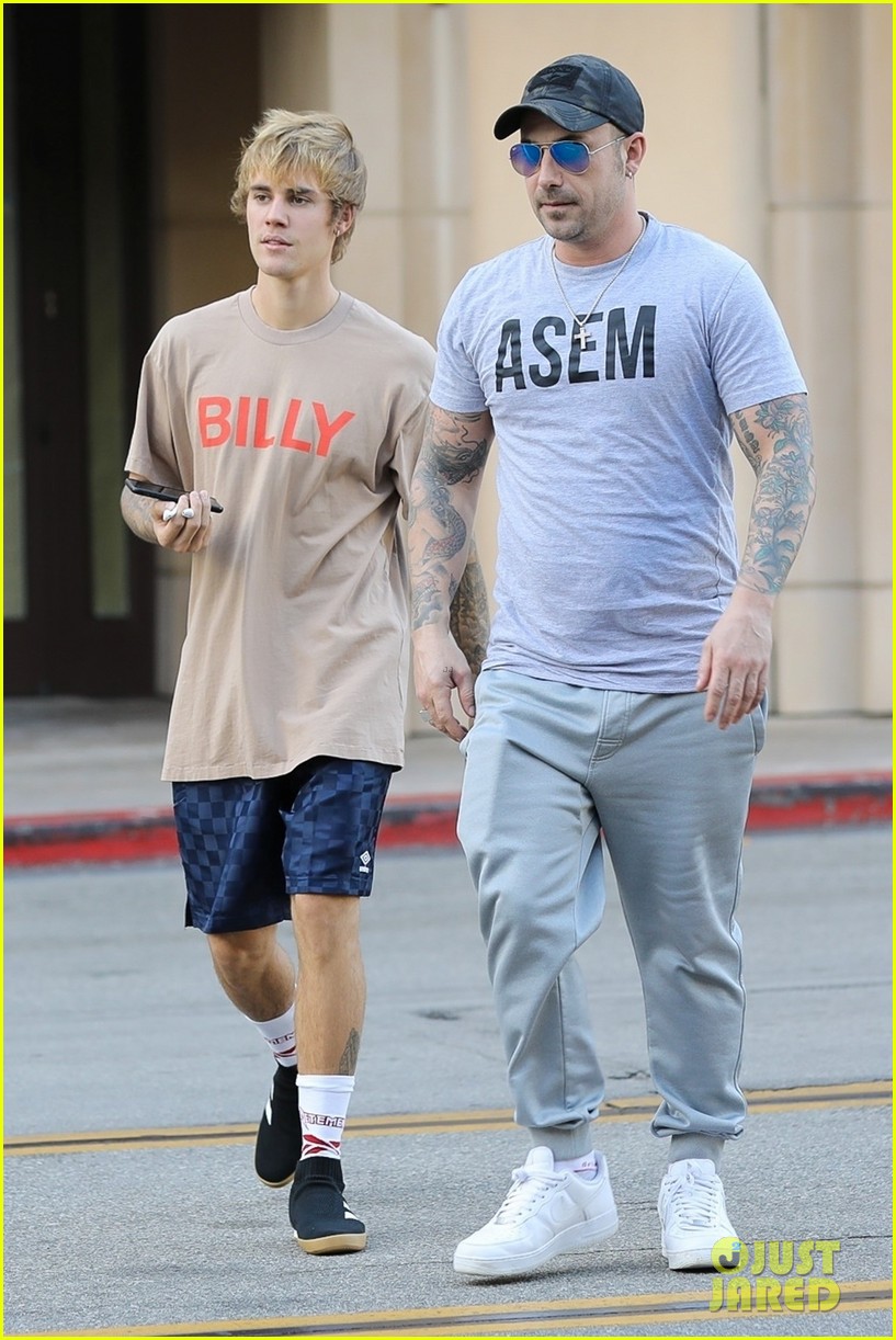 justin bieber works up a sweat at morning dance class 66