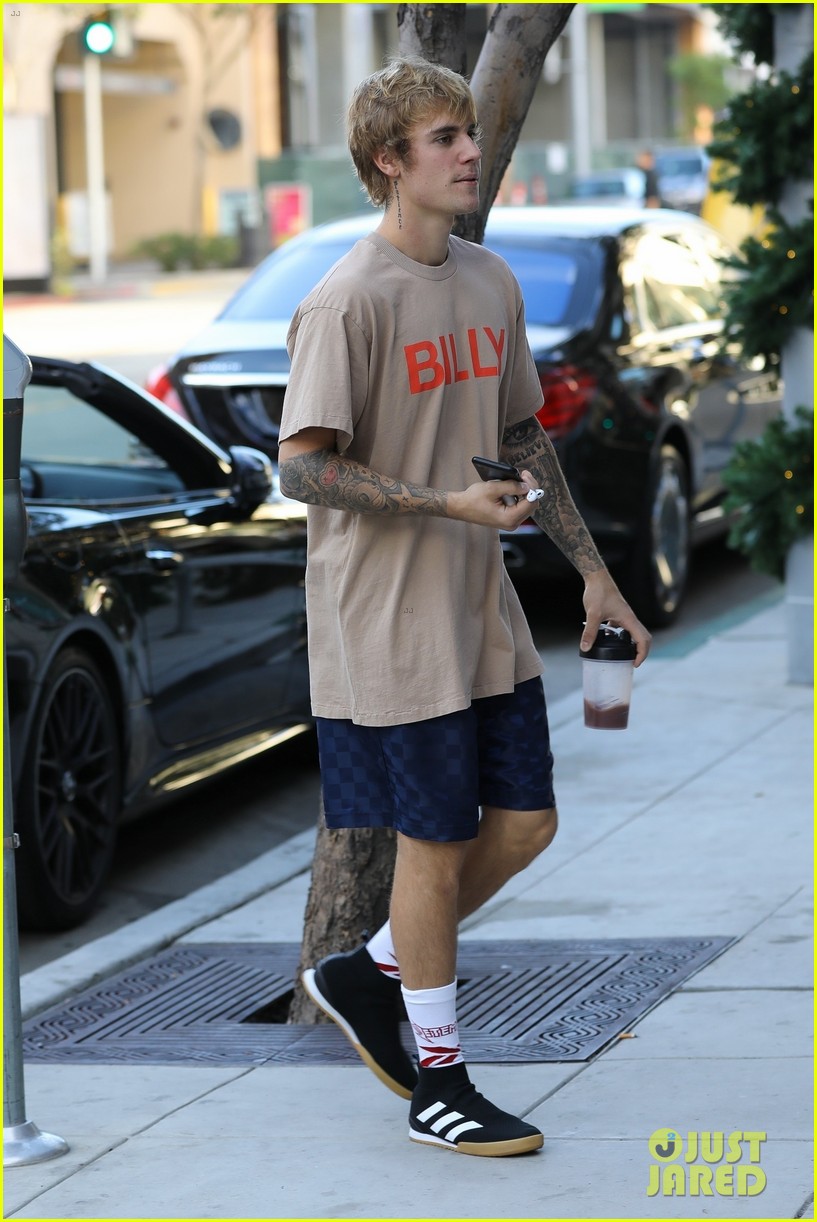 justin bieber works up a sweat at morning dance class 67