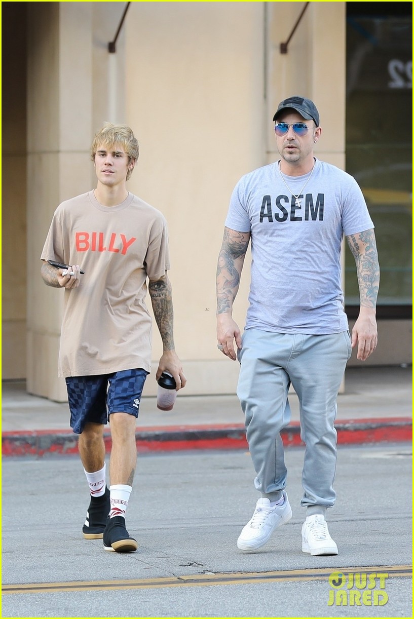 justin bieber works up a sweat at morning dance class 73