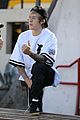 justin bieber works up a sweat at morning dance class 07