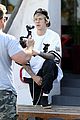 justin bieber works up a sweat at morning dance class 11