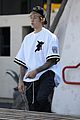 justin bieber works up a sweat at morning dance class 14