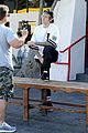 justin bieber works up a sweat at morning dance class 41