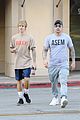 justin bieber works up a sweat at morning dance class 70