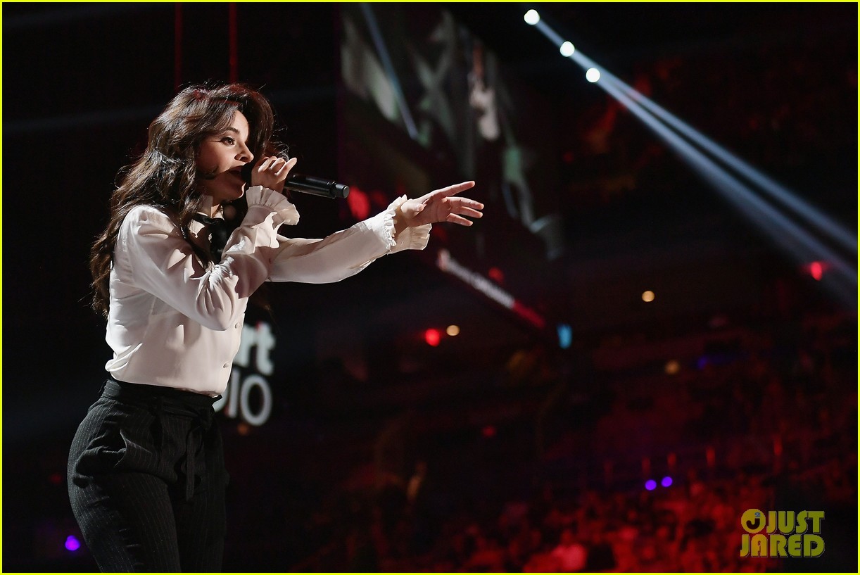 camila cabello works it out at iheartradio fiesta latina 13