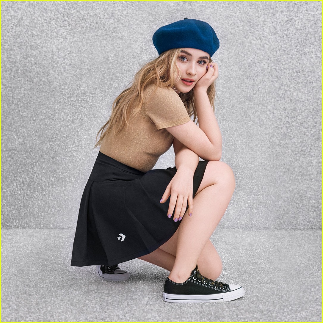 sabrina carpenter and cole sprouse team up for converse forever chuck campaign 01