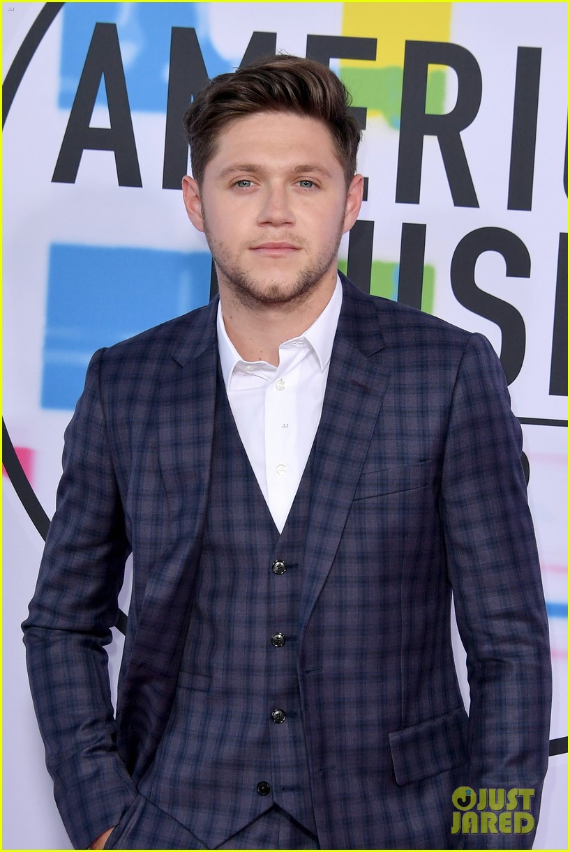 niall horan rocks a plaid suit for american music awards 2017 04
