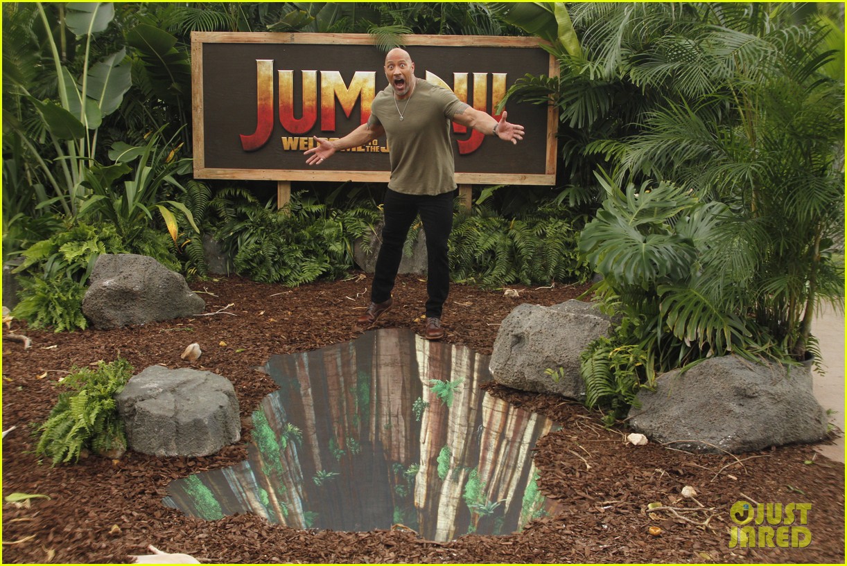 dwayne johnson nick jonas promote jumanji welcome to the jungle in hawaii 30