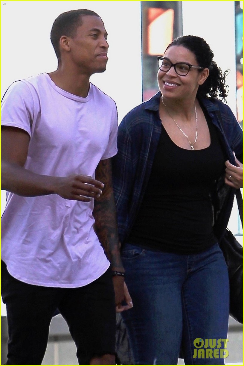 jordin sparks shows baby bump while out with husband 07