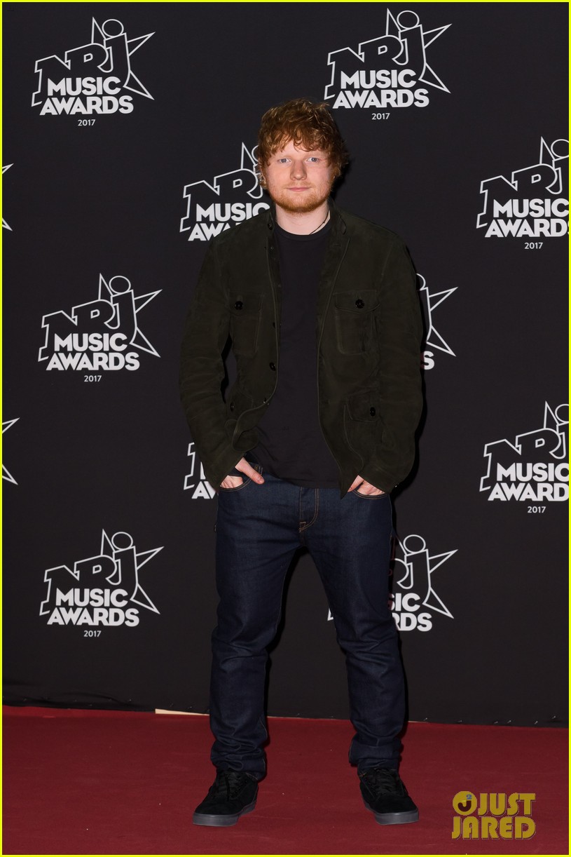 ed sheeran the weeknd step out for nrj music awards in cannes 01