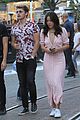 gregg sulkin and chloe bennet step out together at the grove 02