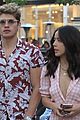 gregg sulkin and chloe bennet step out together at the grove 03