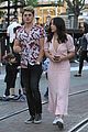 gregg sulkin and chloe bennet step out together at the grove 06