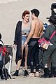 bella thorne hits the beach with shirtless carter jenkins famous in love 36