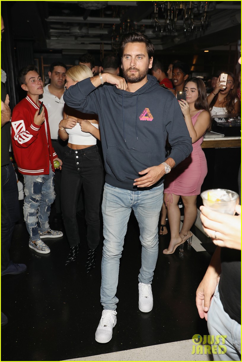 scott disick sofia richie kiss for the cameras at art basel 16