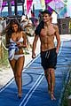 presley gerber flaunts his abs while going shirtless at the beach 09