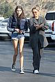kaia gerber rocks short shorts for afternoon outing 01