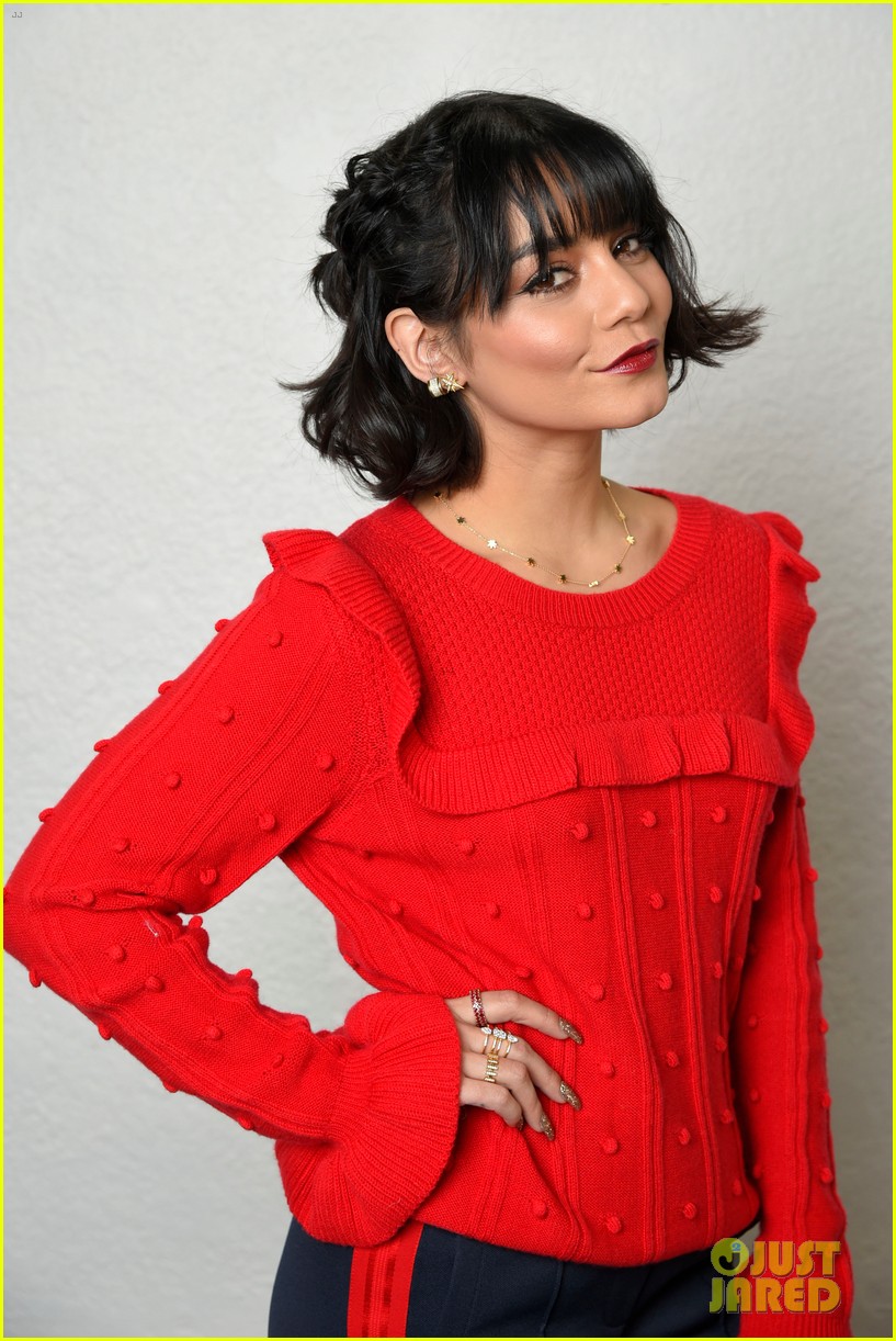 vanessa hudgens shows off new holiday look with joicos hair shake 21