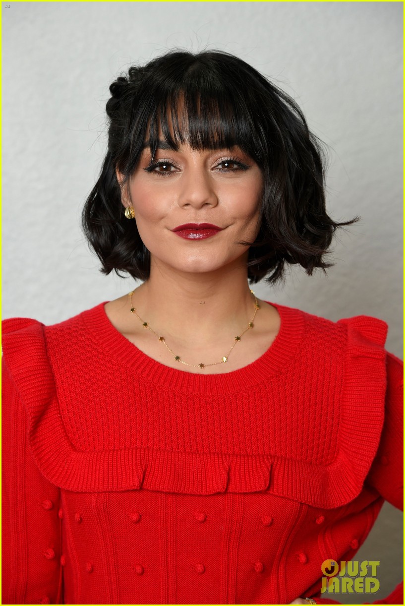 vanessa hudgens shows off new holiday look with joicos hair shake 26