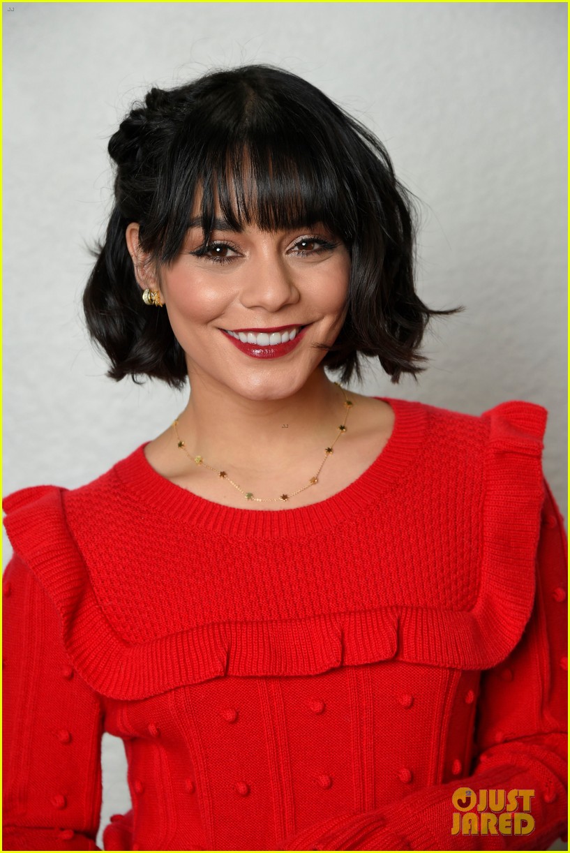 vanessa hudgens shows off new holiday look with joicos hair shake 27