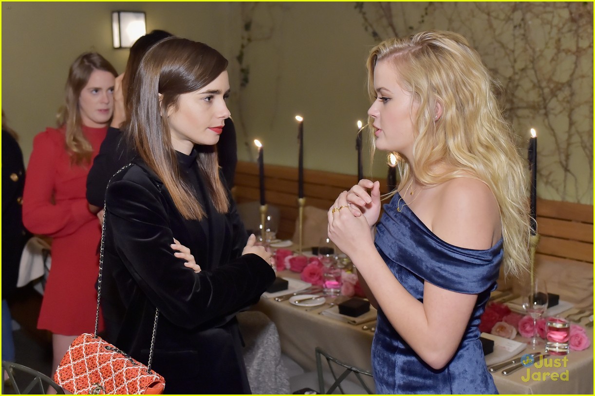 lily collins ava phillippe sarah chloe jewelry launch 17