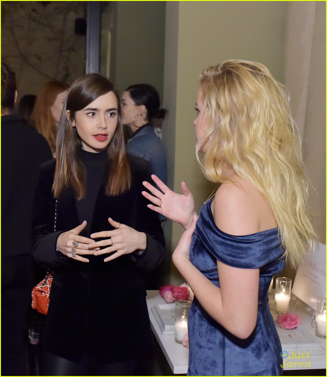lily collins ava phillippe sarah chloe jewelry launch 19