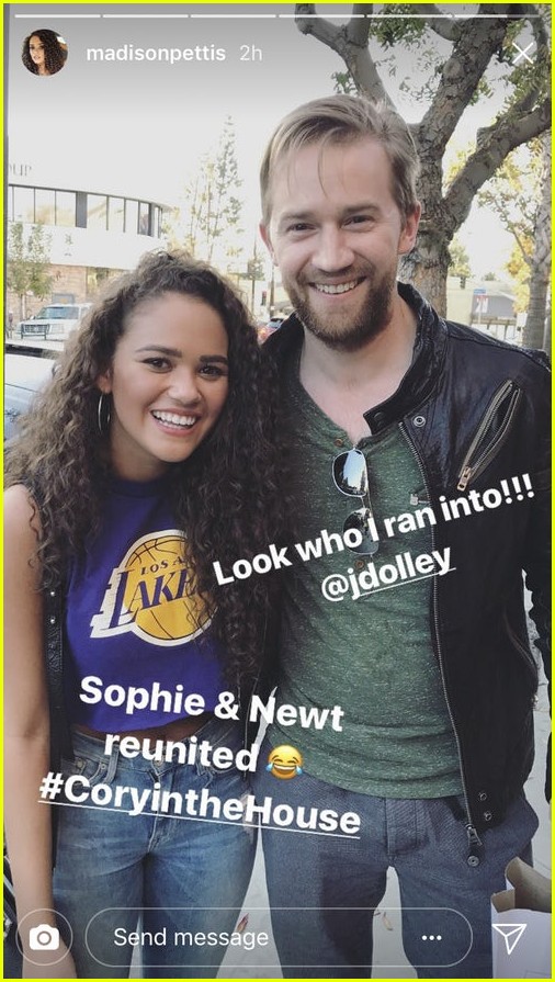 madison pettis shares corey in the house reunion with jason dolley 01