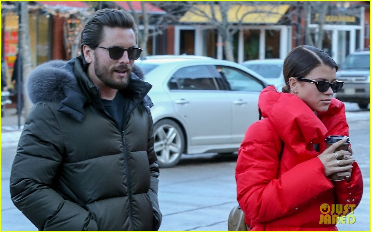 sofia richie and scott disick get playful in the snow 01