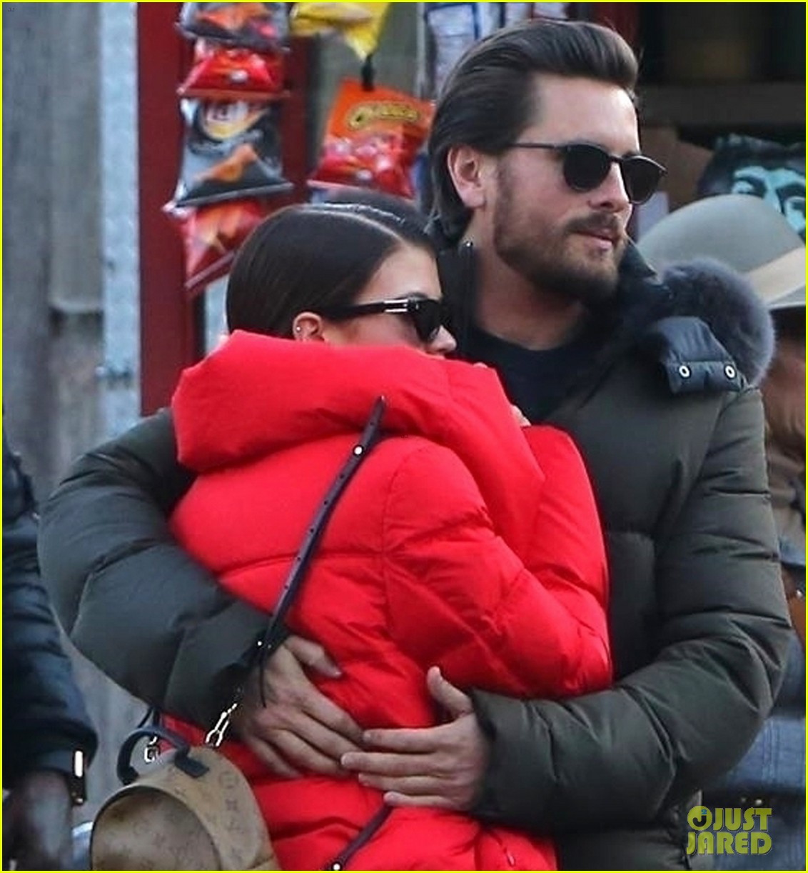 sofia richie and scott disick get playful in the snow 05