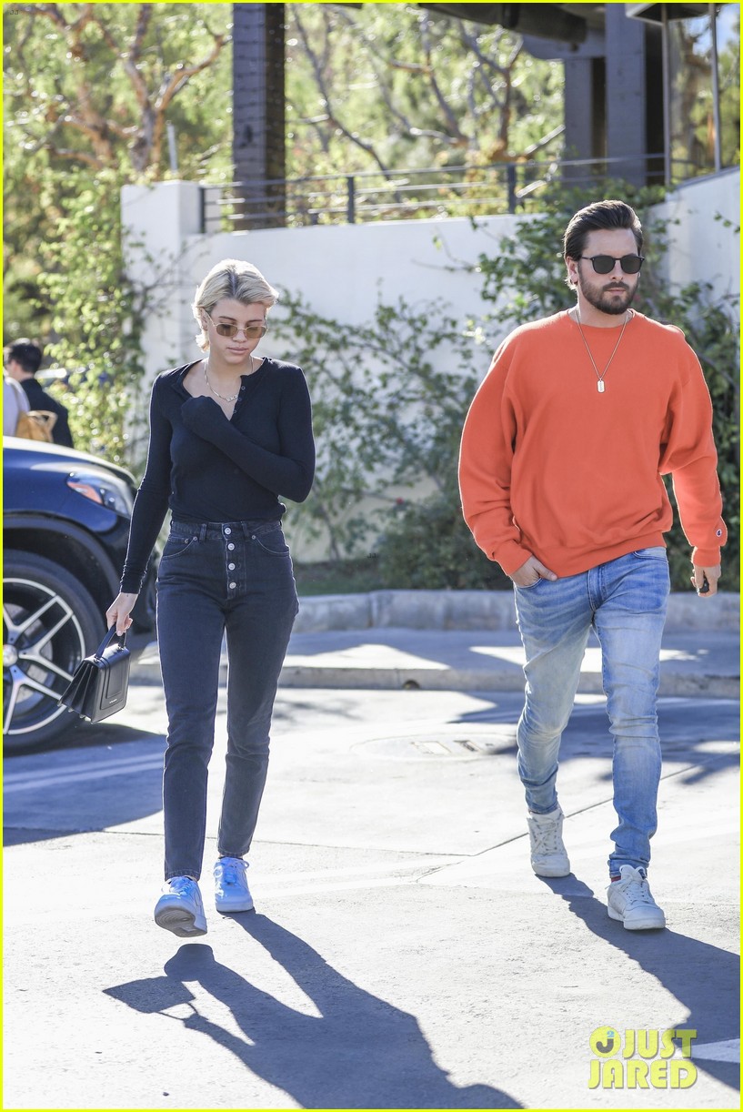 scott disick sofia richie step out for a weekend lunch date 04