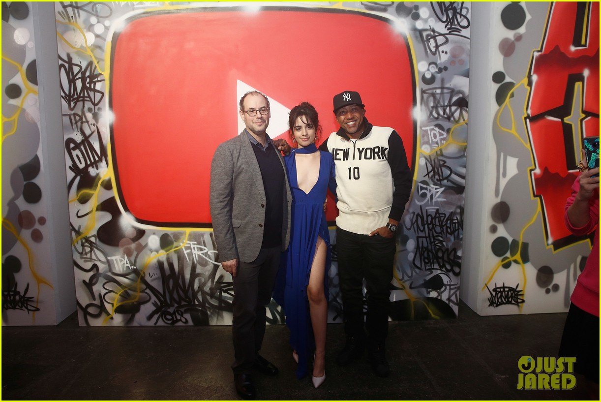 camila cabello is a beauty in blue at youtube event in nyc 08