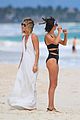 nina dobrev wears a swimsuit with zippers 27