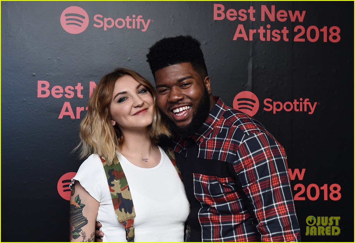ansel elgort khalid alessia cara and more attend spotifys nest new artist party 04