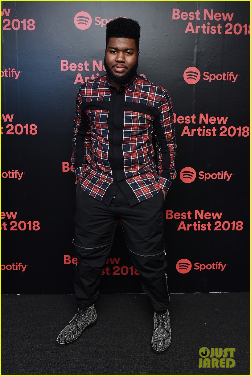 ansel elgort khalid alessia cara and more attend spotifys nest new artist party 31