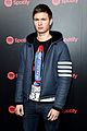 ansel elgort khalid alessia cara and more attend spotifys nest new artist party 17